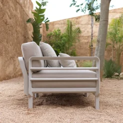 Maximo Fauteuil de jardin relax modulable avec accoudoirs