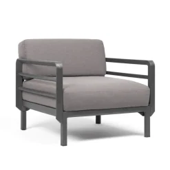 Maximo Fauteuil de jardin relax modulable avec accoudoirs