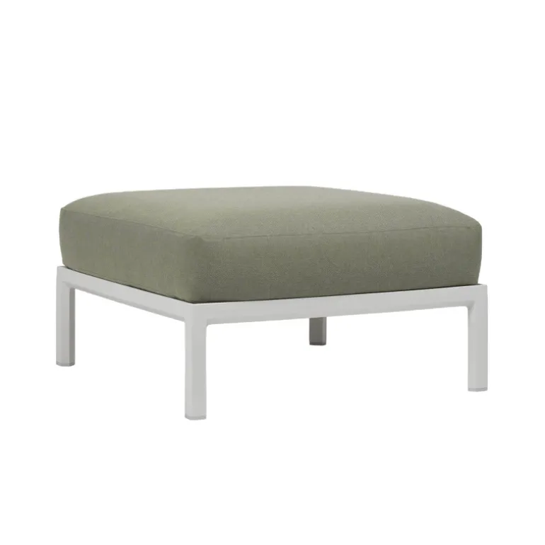 Maximo Pouf de jardin en polypropylène et tissu