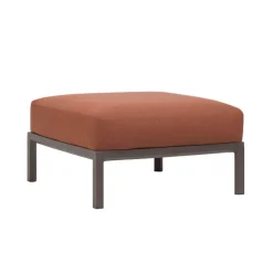 Maximo Pouf de jardin en polypropylène et tissu