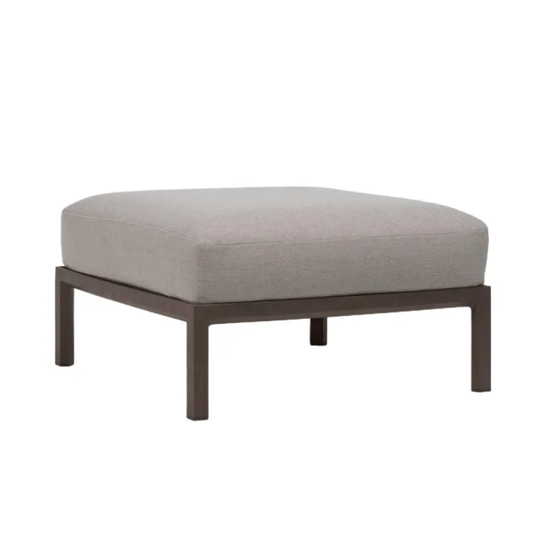 Maximo Pouf de jardin en polypropylène et tissu