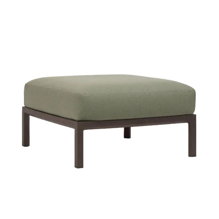 Maximo Pouf de jardin en polypropylène et tissu