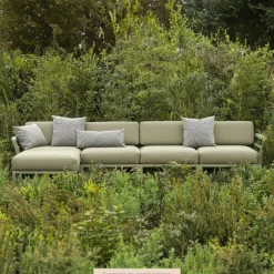 Maximo Pouf de jardin en polypropylène et tissu