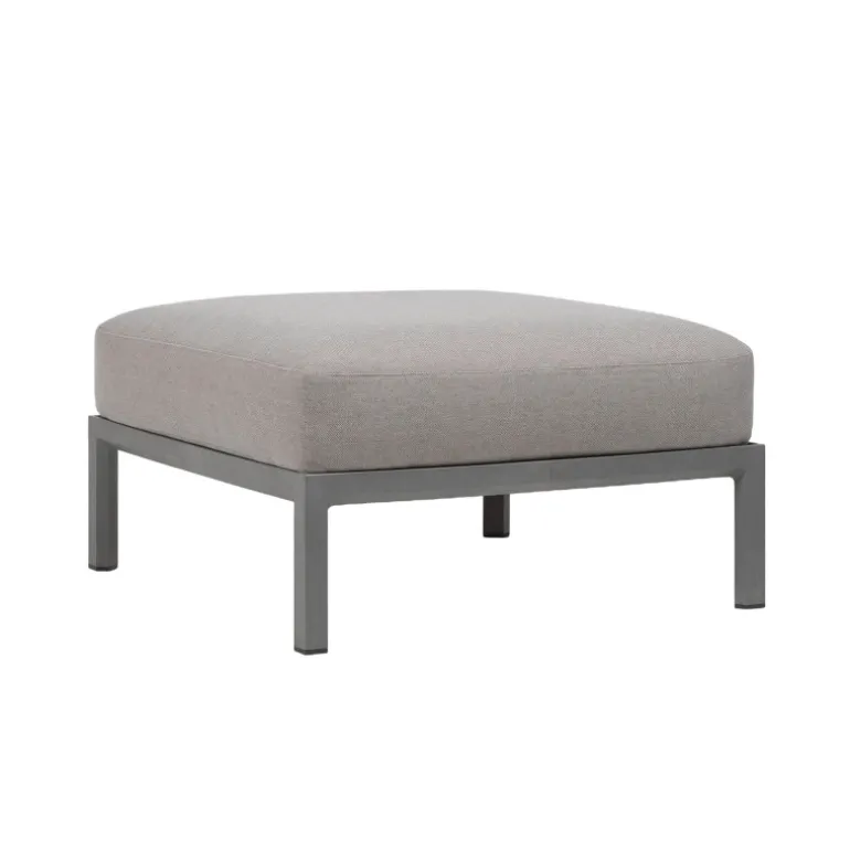 Maximo Pouf de jardin en polypropylène et tissu