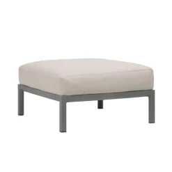 Maximo Pouf de jardin en polypropylène et tissu