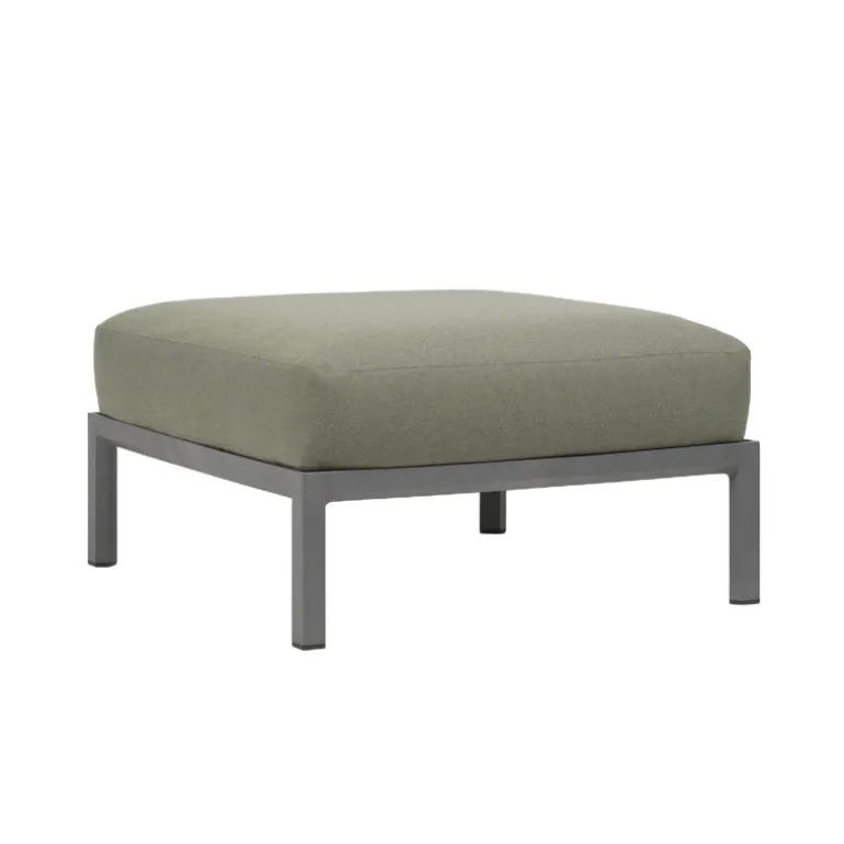 Maximo Pouf de jardin en polypropylène et tissu