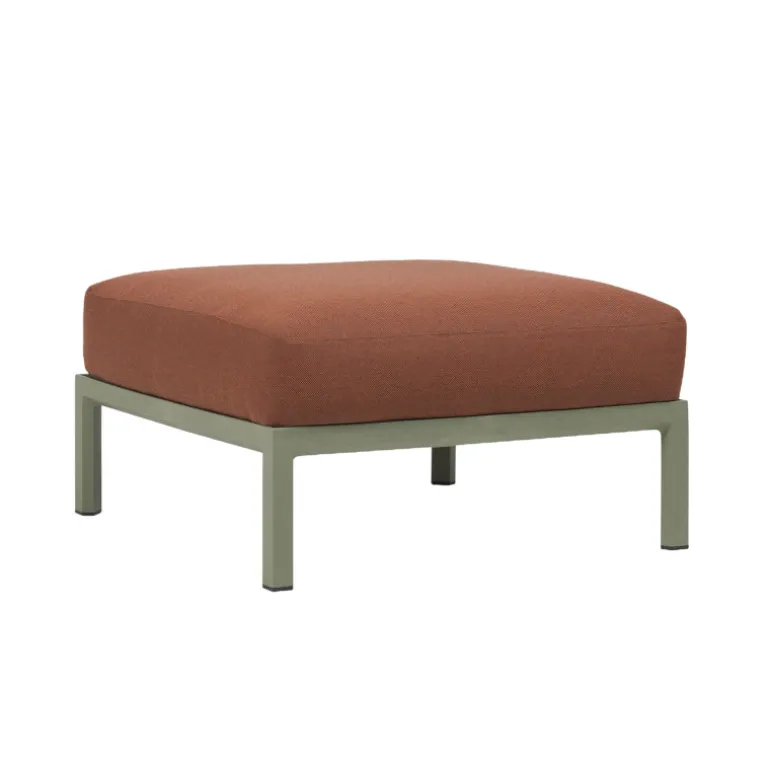 Maximo Pouf de jardin en polypropylène et tissu