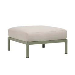 Maximo Pouf de jardin en polypropylène et tissu