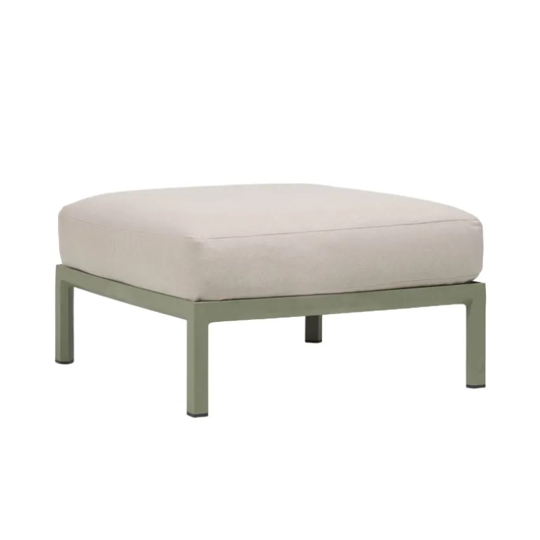 Maximo Pouf de jardin en polypropylène et tissu