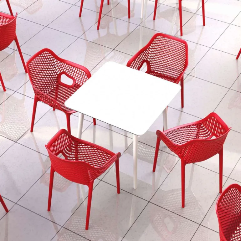 Maya Table carrée en stratifié