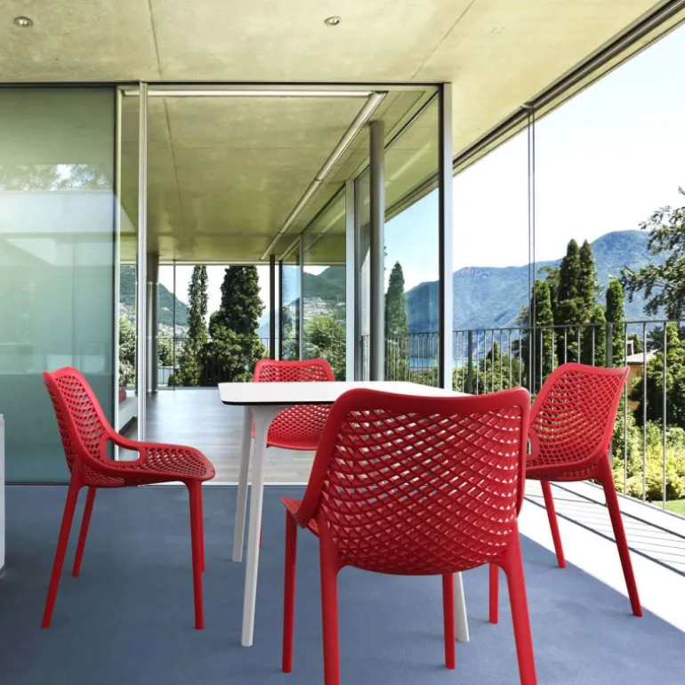 Maya Table carrée en stratifié