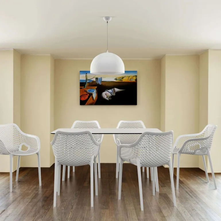 Maya Table de cuisine rectangulaire en stratifié