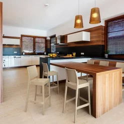 Maya Tabouret de bar empilable en polypropylène