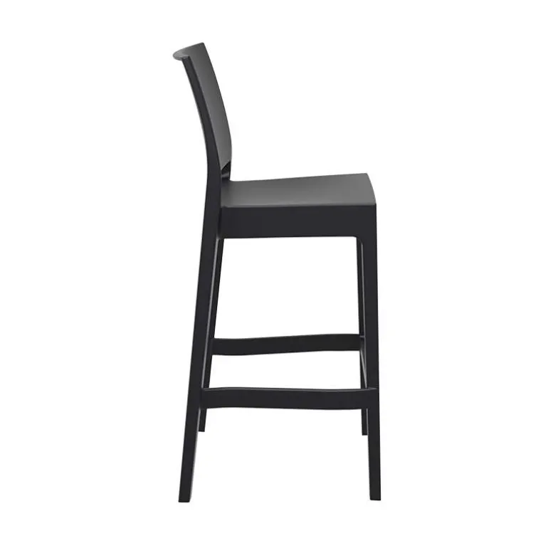 Maya Tabouret de bar empilable en polypropylène
