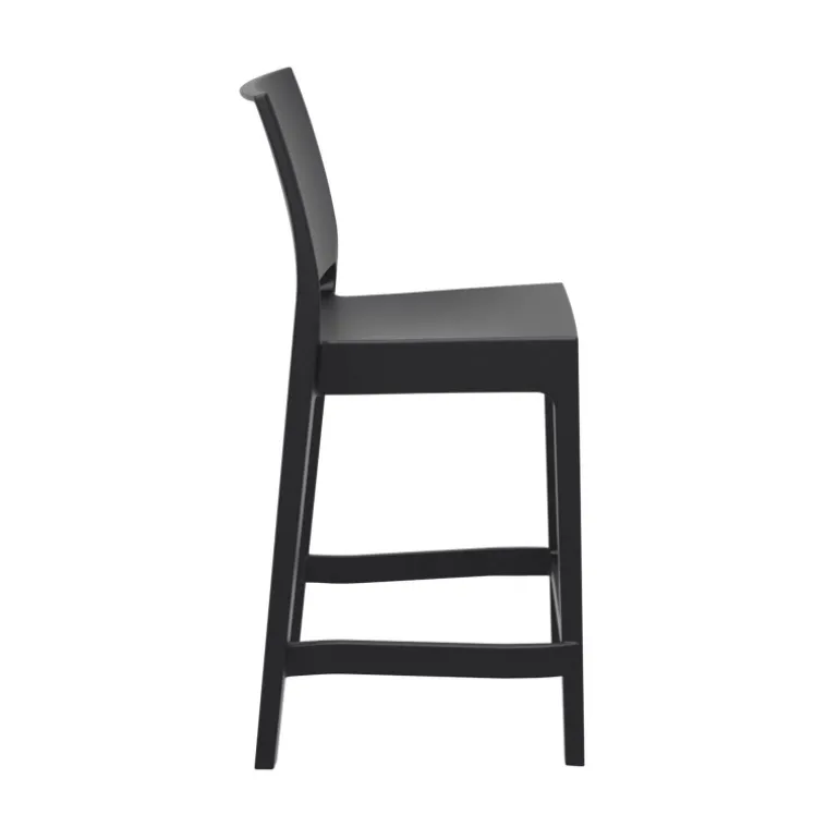 Maya Tabouret snack moderne empilable en polypropylène