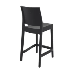 Maya Tabouret snack moderne empilable en polypropylène