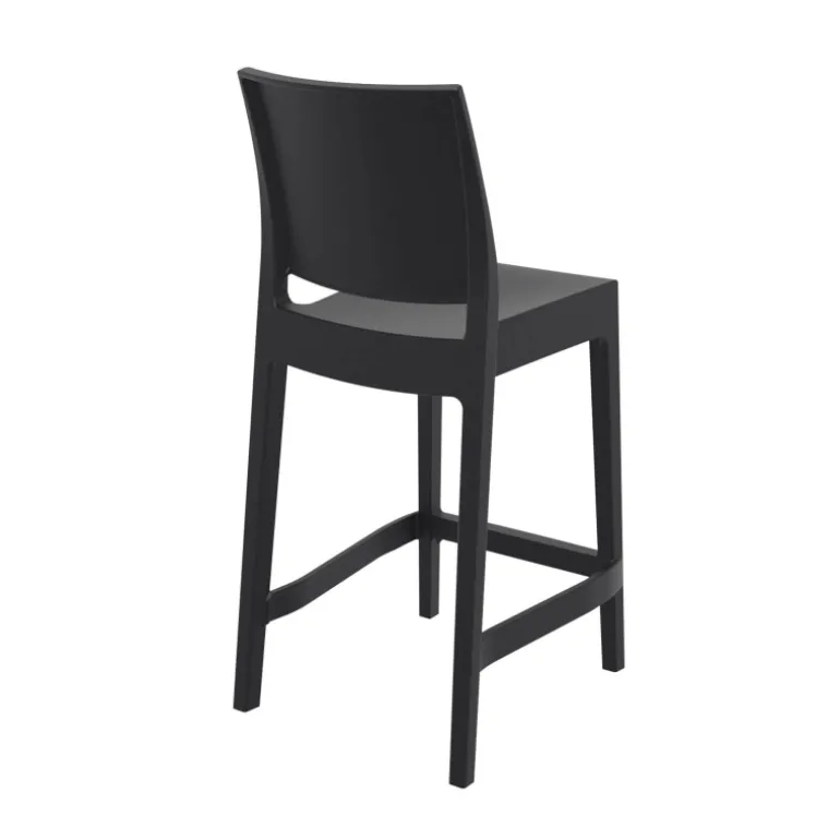 Maya Tabouret snack moderne empilable en polypropylène