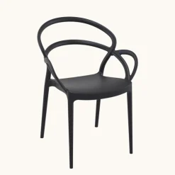 Mila Fauteuil de jardin design en polypropylène