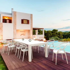 Mila Fauteuil de jardin design en polypropylène