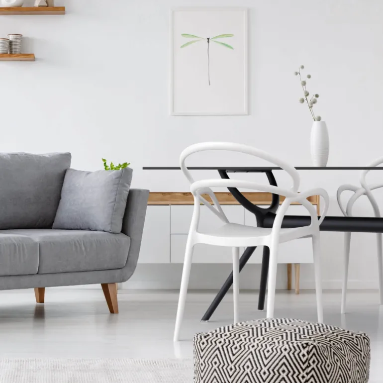 Mila Fauteuil design empilable en polypropylène