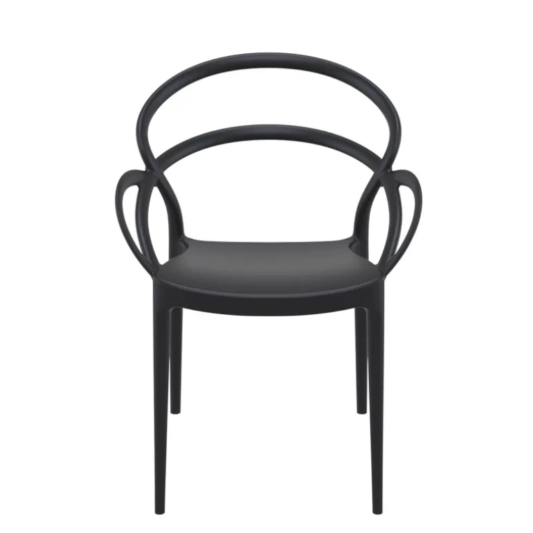 Mila Fauteuil design empilable en polypropylène