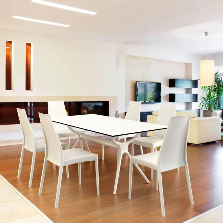 Miranda Chaise empilable en polypropylène