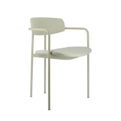 Mirror Chaise moderne en tissu avec accoudoirs et pieds en métal