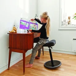 Move Varier® Tabouret ergonomique réglable en tissu