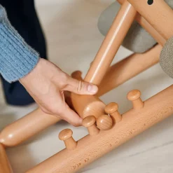 Multi Varier® Siège de bureau ergonomique en tissu et bois