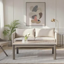 Multiplus mini céramique Table de salon rectangulaire en céramique