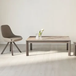 Multiplus mini céramique Table de salon rectangulaire en céramique