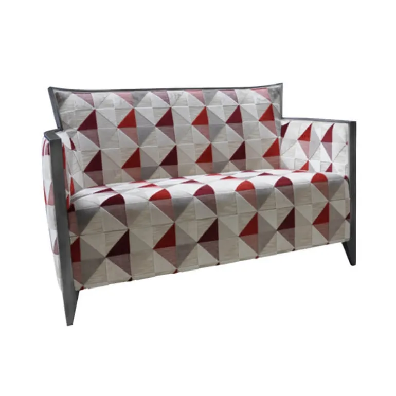 Nathan Canapé art déco 2 personnes en tissu fabriqué en France