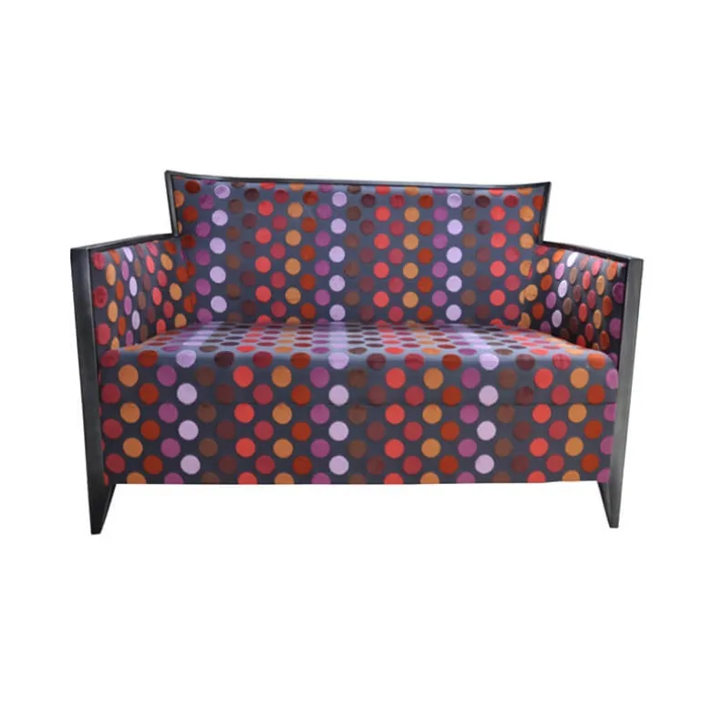 Nathan Canapé art déco 2 personnes en tissu fabriqué en France