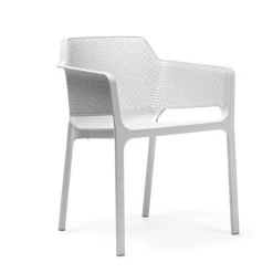 Net Fauteuil moderne empilable en polypropylène
