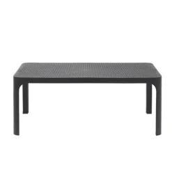 Net Table basse de jardin moderne avec plateau micro perforé 100 x 60 cm