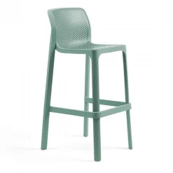 Net Tabouret haut empilable en polypropylène