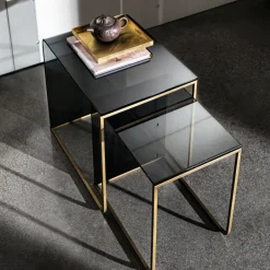 Nido Sovet® Table basse gigogne en verre