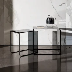 Nido Sovet® Table basse gigogne en verre