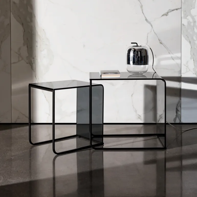 Nido Sovet® Table basse gigogne en verre