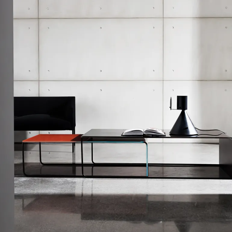 Nido Sovet® Table basse gigogne en verre