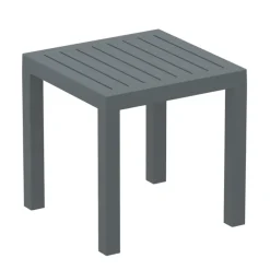 Ocean Side Table basse d’appoint carrée en résine pour jardin