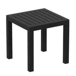 Ocean Side Table basse d’appoint carrée en résine pour jardin