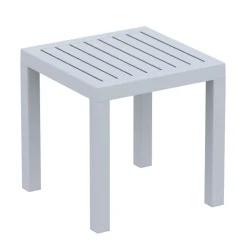 Ocean Side Table basse d’appoint carrée en résine pour jardin