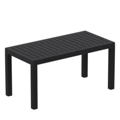 Ocean Table basse de jardin en résine rectangulaire