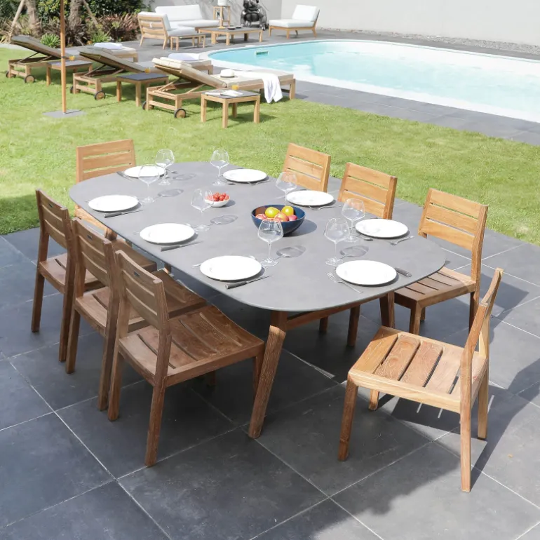 ODAChaise de jardin en teck massif