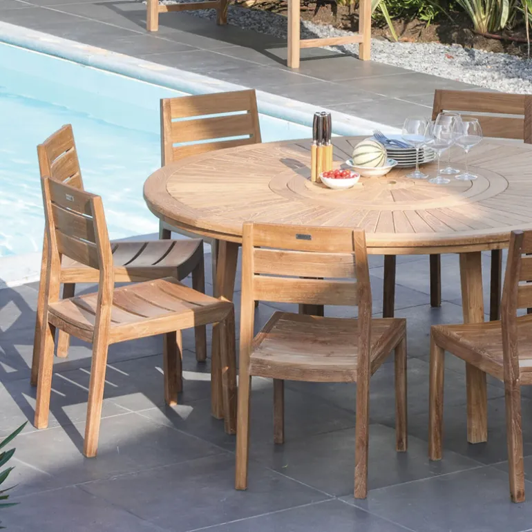 ODAChaise de jardin en teck massif