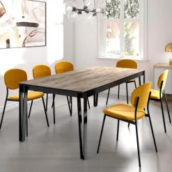 Okaso Table design en céramique et métal