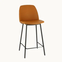 Olivia Tabouret snack tendance en simili rembourré