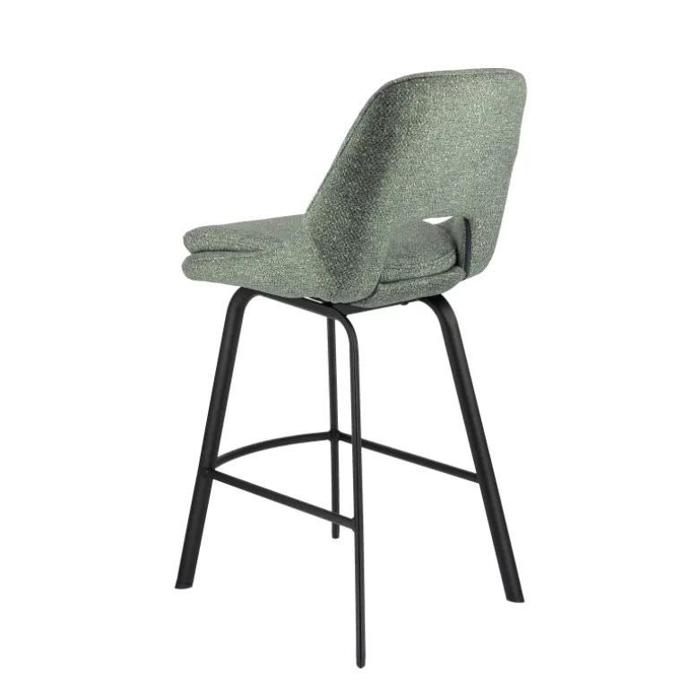 OlivierTabouret snack en tissu avec pieds en métal