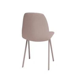 Ona Chaise de salle à manger moderne rembourrée en simili